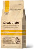 Grandorf Live Probiotics 4 MEAT RECIPE ADULT STERILIZED - Грандорф Сухий корм 4 види м'яса для стерилізованих кішок, 0,4 кг