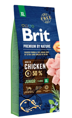 Brit Premium Dog Junior XL - Сухой корм для щенков и молодых собак гигантских пород, 3 кг