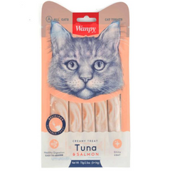 Wanpy Tuna salomon creamy treats - Ванпи лакомство для кошек с лососем 70 г