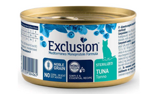Exclusion Cat Sterilized Tuna - Монопротеиновые консервы с тунцом для стерилизованных котов