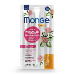 Monge Gift Cat Skin support - Лакомство для кошек с красным клевером, 15 г