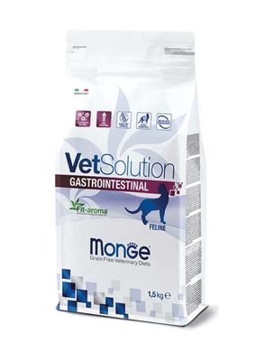 Monge Vetsolution Gastrointestinal feline - Дієтичний корм для котів з розладами травлення 1,5 кг