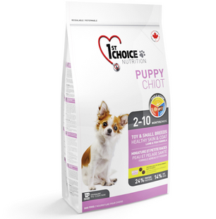1st Choice Puppy Toy & Small Lamb & Fish - Сухий корм для цуценят міні та малих порід з ягням та рибою 2,72 кг