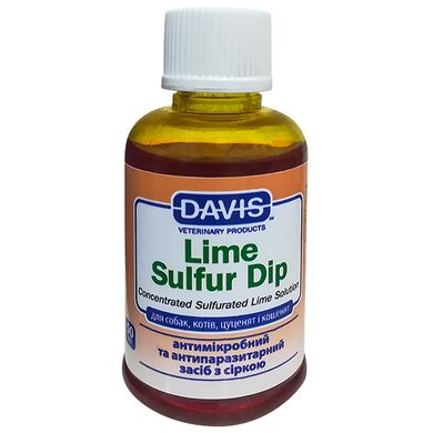 Davis Lime Sulfur Dip - Дэвис Антимикробное и антипаразитарное средство для собак и котов, 50 мл