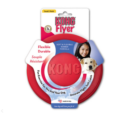 KONG Flyer - Игрушка для собак летающий диск S