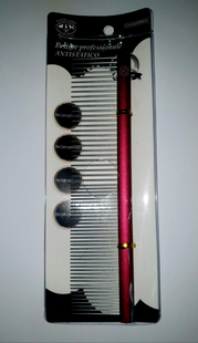 Overline Merini Professional Antistatic Comb - Гребінець металевий