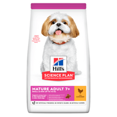Hill's SP Canine Mature Adult 7+ Small & Miniature Chicken - сухой корм с курицей для зрелых и пожилых собак мелких пород