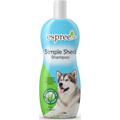 Espree Simple Shed Shampoo - Шампунь для использования во время линьки у собак и кошек, 591 мл