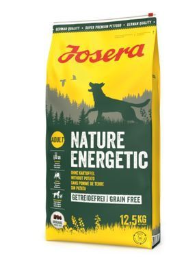 Josera Dog Nature Energetic - Сухой корм для взрослых активных собак средних и крупных пород с птицей 12,5 кг