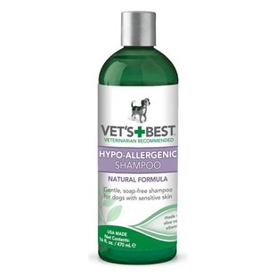 VET'S BEST Hypo-Allergenic Shampoo - Гіпоалергенний шампунь для собaк, 470 мл