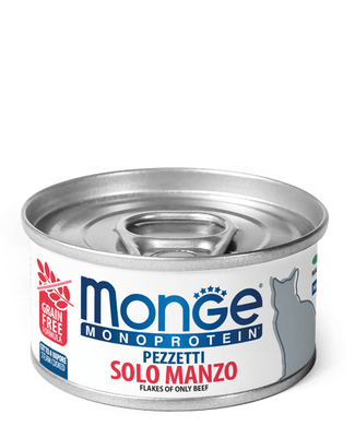 Monge Monoprotein Solo Manzo - Консерви для котів з яловичиною, 80 г