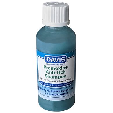 Davis Pramoxine Anti-Itch Shampoo - Дэвис Шампунь от зуда с 1% прамоксина гидрохлоридом для собак и котов, 50 мл