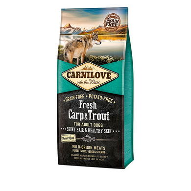 Carnilove Fresh Carp and Trout Adult All Breed - Сухий корм для дорослих собак всіх порід, з м'ясом карпа та форелі