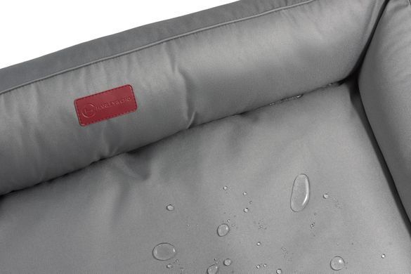 Harley & Cho Dreamer Waterproof Gray - Вологостійкий лежак сірого кольору з бортами для собак M