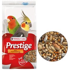 Versele-Laga Prestige Big Parakeet - Повседневная зерновая смесь корм для средних попугаев, 1 кг