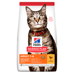 Hill's SP Adult Light - низкокалорийный сухой корм Хиллс с курицей для взрослых кошек
