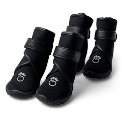 GF Pet Heavy Duty Boots Black Модернизованные сапоги для собак чёрные