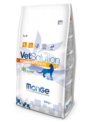 Monge Vetsolution Urinary Struvite feline - Диетический корм для кошек с мочекаменной болезнью 400 г
