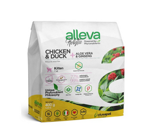 Alleva Holistic Kitten - Сухой корм для котят, беременных и лактирующих кошек с курицей и уткой 0,4 кг