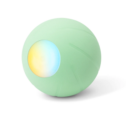 Cheerble Wicked Green Ball PE - Интерактивный зеленый мяч для собак средних и крупных пород