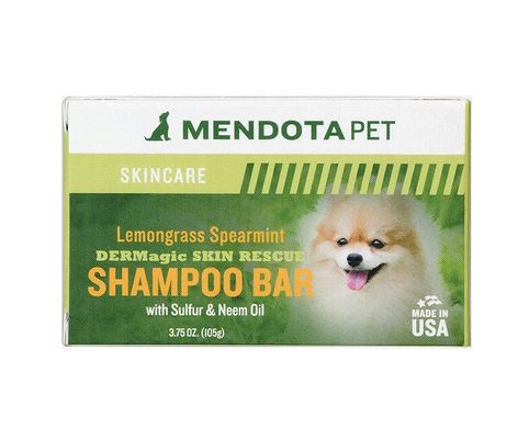 DERMagic Skin Rescue Shampoo Bar Lemongrass/Spearmint - Шампунь з лемонграсом і м'ятою в брикеті, 105 г