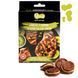 Лакомство для собак от 3-х месяцев Mavsy Refined jerky TURKEY AND DUCK STEAK WITH KIWI SAUCE бифштекс из индейки и утки под киви соусом, 100 г фото 1