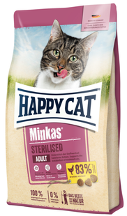 Happy Cat Minkas Sterilised Gefl - Сухий корм для стерилізованих котів з птицею, 1,5 кг