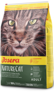 Josera NatureCat - Беззерновой сухой корм для котят и взрослых кошек, 2 кг