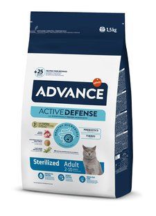 Advance Cat Sterilized Turkey - Сухий корм для стерилізованих котів з індичкою, 1,5 кг