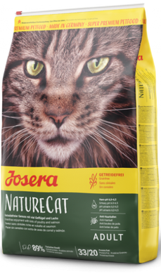 Josera NatureCat - Беззерновой сухой корм для котят и взрослых кошек, 2 кг