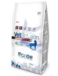 Monge Vetsolution Hepatic feline - Дієтичний корм для котів із захворюваннями печінки 400 г