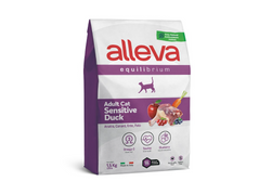 Alleva Equilibrium Sensitive Duck Adult Cat - Сухий корм для дорослих котів з чутливим травленням, з качкою, 1,5 кг