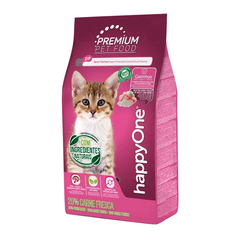 happyOne Premium Kitten Fresh Meat - Сухой корм для котят со свежим мясом, 1,5 кг