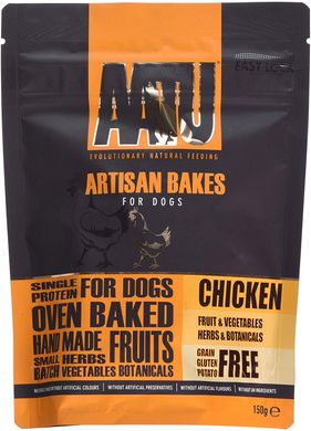 Aatu Artisan Bakes Chicken - Снеки для собак с курицей, 150 г