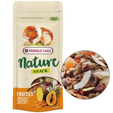 Versele-Laga Nature Snack Fruities - Дополнительный корм лакомство для кроликов и грызунов, 85 г