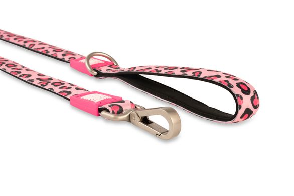 Поводок Short Leash - Leopard Pink XS
