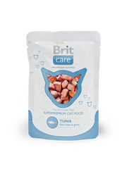 Brit Care Tuna Pouch - Консерва з тунцем для дорослих котів, 80 г