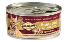 Carnilove Cat Консерва для кошек с курицей и ягненком, 100 г