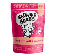 MEOWING HEADS So-fish-ticated Salmon - Лосось і курка для дорослих кішок "ФІШ-гурман" 100 г
