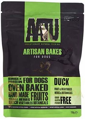 Aatu Artisan Bakes Duck - Снеки для собак з качкою, 150г