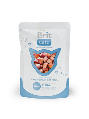 Brit Care Tuna Pouch - Консерва з тунцем для дорослих котів, 80 г