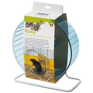 Savic Rolly Giant+Stand САВИК РОЛЛИ беговое колесо для хомяков, крыс, морских свинок (27,5 см)