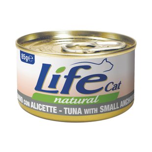 LifeCat консерва для котів тунець з анчоусами, 85 г