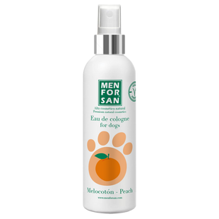 Одеколон для собак Menforsan Eau De Cologne Peach с ароматом персика, 125 мл
