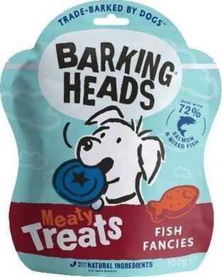Barking Heads Baked Treats "Fish Fancies" - Снеки для собак з рисом та рибою, 100г