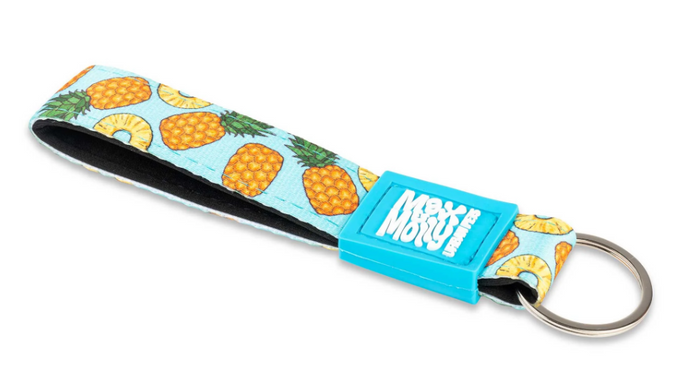 Max & Molly Key Ring Sweet Pineapple/Tag - Макс Моллі Брелок для ключів з ананасовим принтом