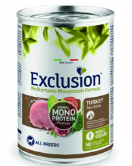 Exclusion Adult Turkey All Breeds - Консервированный монопротеиновый корм с индейкой для взрослых собак всех пород