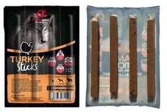 Alpha Spirit DOG Sticks Turkey - Полувологі ласощі для собак палички з рибою та куркою 10г (Количество: 4 шт)