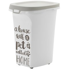Moderna Pet Wisdom Trendy Story МОДЕРНА контейнер для зберігання корму (Біло-сірий (20))