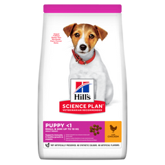 Hill's SP Puppy Small & Miniature Chicken & Turkey - Хилс сухой корм для щенков мелких и миниатюрных пород